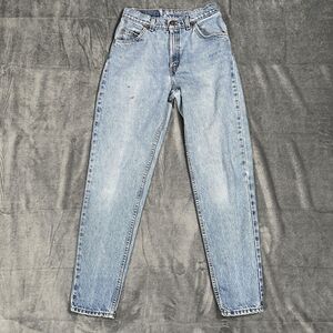 VTG Levi’s Orange Tab Relaxed Fit Tapered 950 Jeans Size 5 Med Light Wash USA